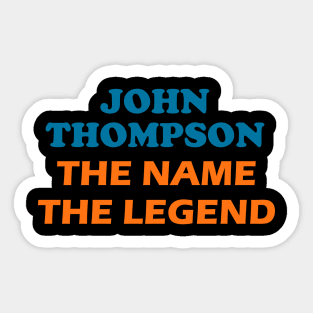 John Thompson Legend Sticker